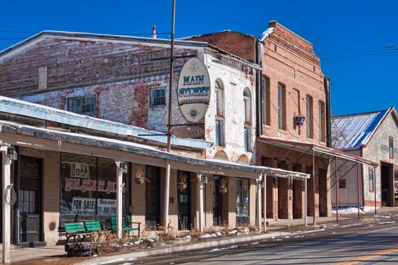 Austin Nevada historic buildings on the Main Street