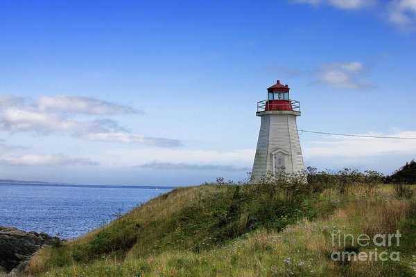 Lighthouse in Gabarus, Cape Breton, Nova Scotia