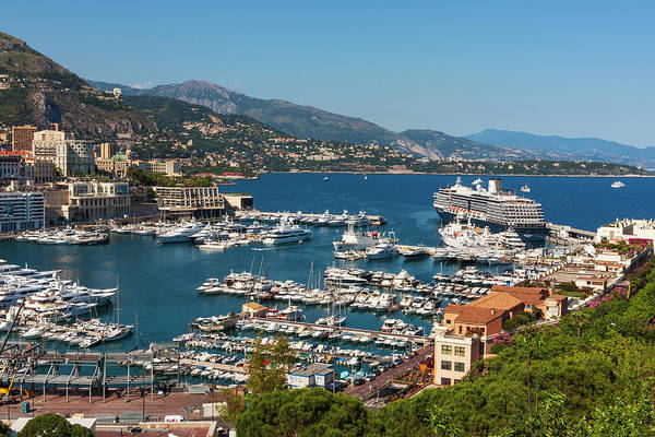 Monte Carlo, Monaco view of the bay and harbor
