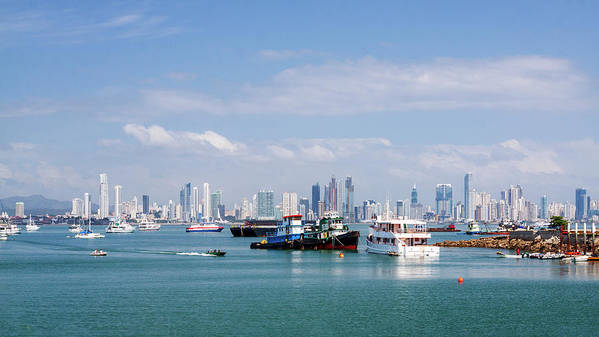 Panama City Panama skyline by Tatiana Travelways panoramic dormat