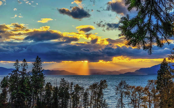 Flathead Lake in blue and gold - Montana
by Tatiana Travelways
