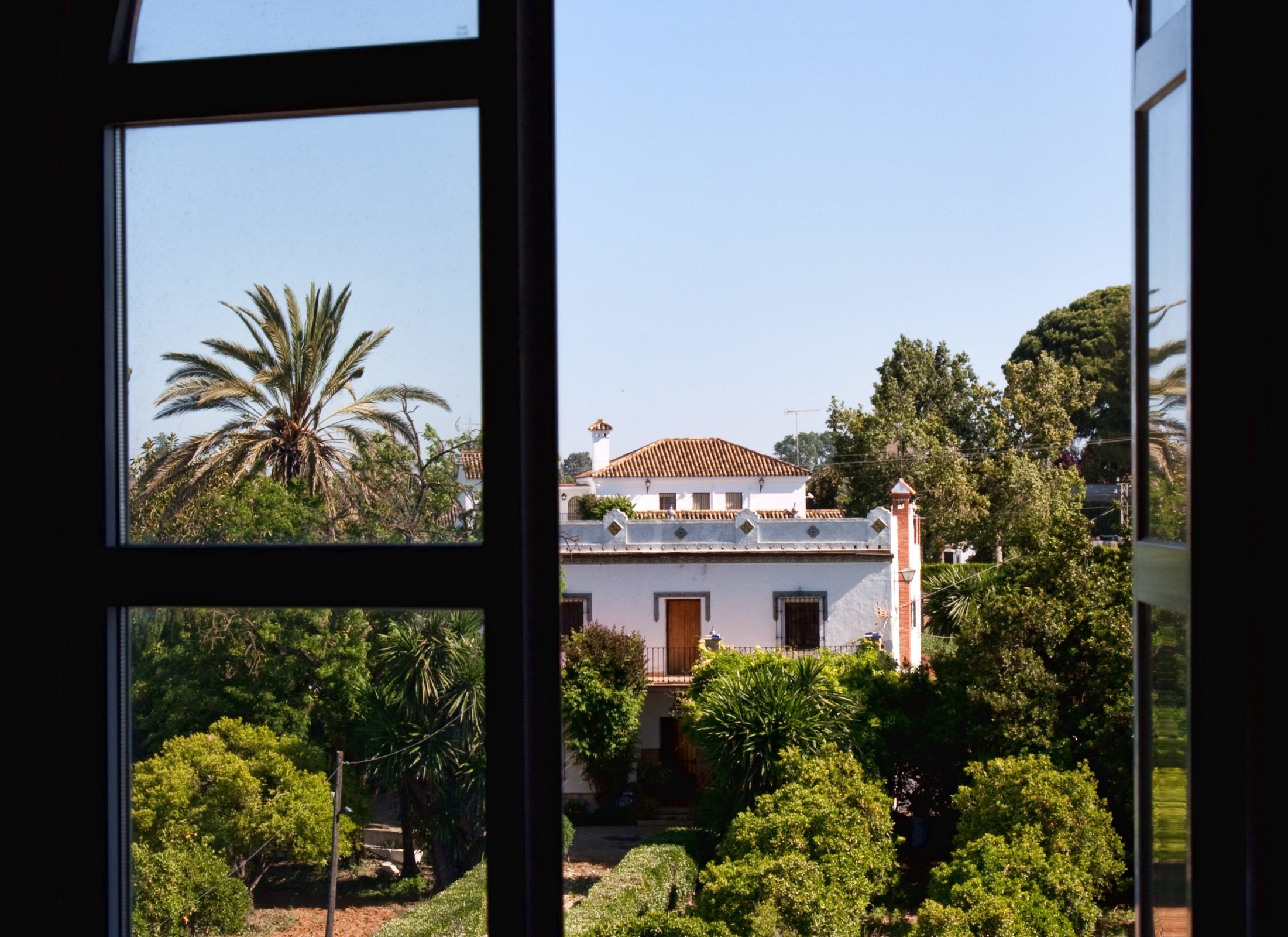 A vindow with a view in Andalusia, Spain