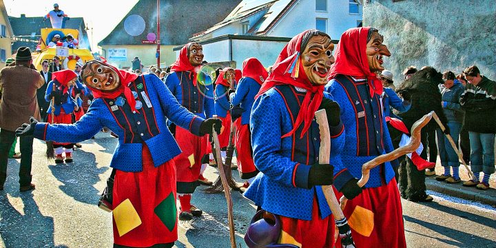 Spring carnival in Gottenheim, Germany